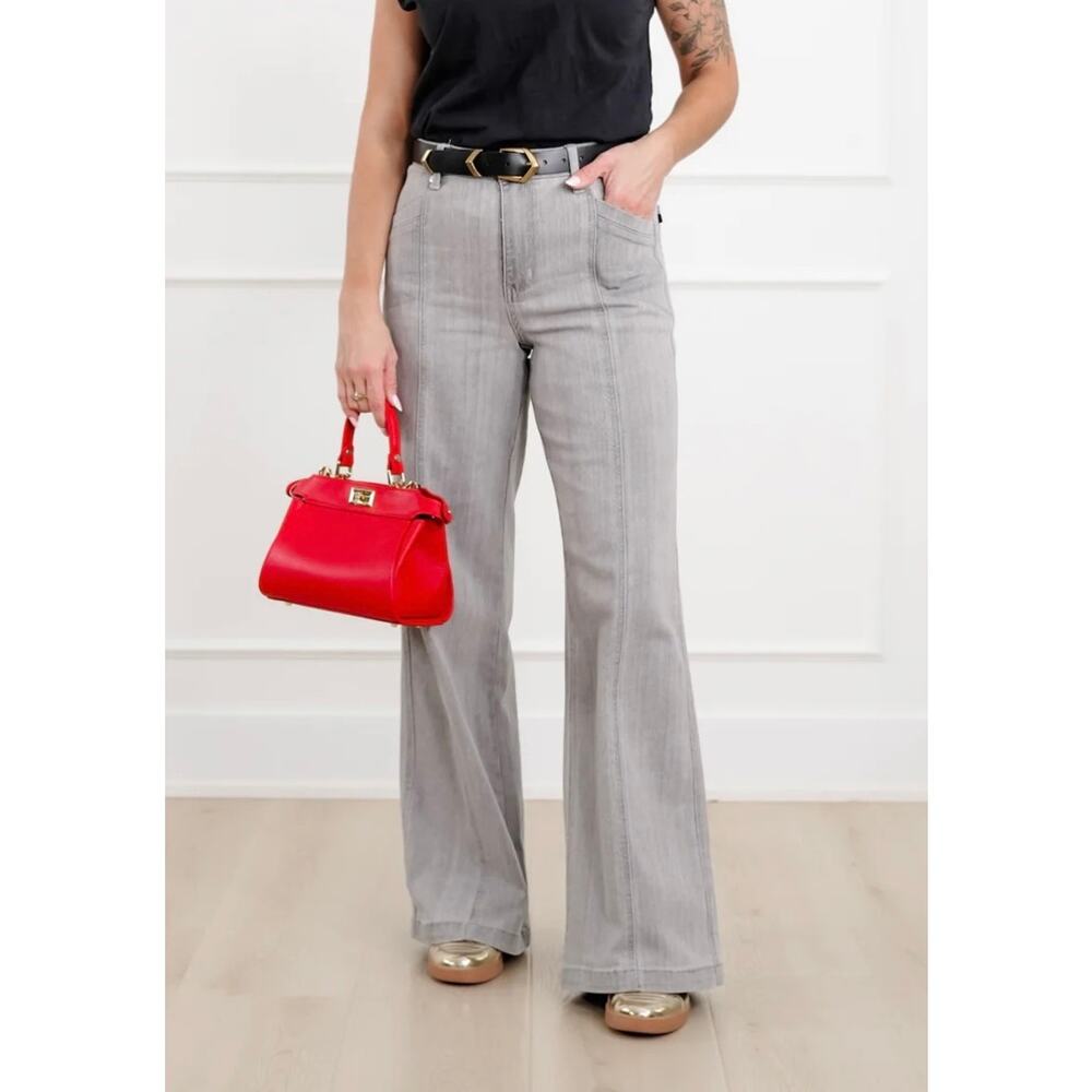NWT NEW Judy Blue High Waist Retro Wide Jeans - Picture 2 of 16
